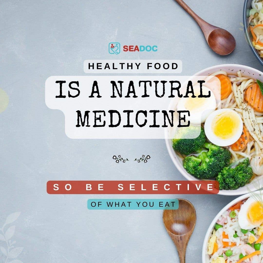 Healthy food is a natural medicine